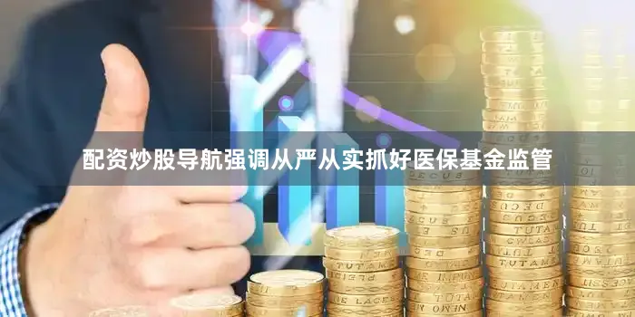 配资炒股导航强调从严从实抓好医保基金监管