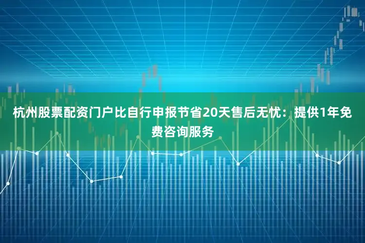 杭州股票配资门户比自行申报节省20天售后无忧：提供1年免费咨询服务